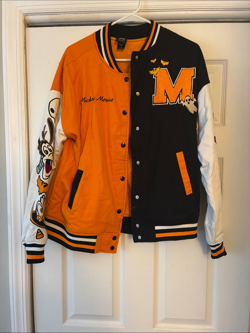 Disney Halloween varsity jacket